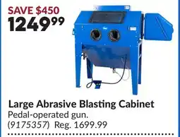 Princess Auto Large Abrasive Blasting Cabinet offer