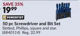 Princess Auto 50 pc Screwdriver and Bit Set offer