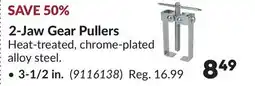 Princess Auto 2-Jaw Gear Pullers offer