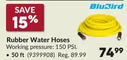 Princess Auto Rubber Water Hoses, 50 ft offer