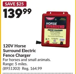 Princess Auto 120V Horse Surround Electric Fence Charger offer