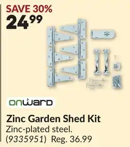 Princess Auto Zinc Garden Shed Kit offer
