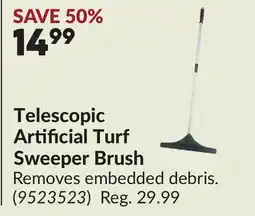 Princess Auto Telescopic Artificial Turf Sweeper Brush offer