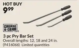 Princess Auto 3 pc Pry Bar Set offer
