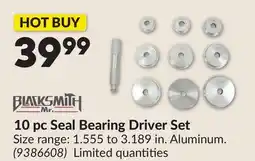 Princess Auto 10 pc Seal Bearing Driver Set offer