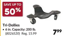Princess Auto Tri-Dollies, 6 in. Capacity: 200 lb offer