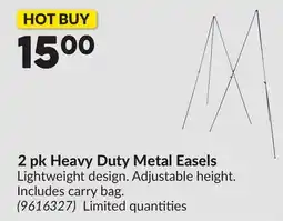Princess Auto 2 pk Heavy Duty Metal Easels offer
