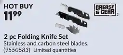 Princess Auto 2 pc Folding Knife Set offer