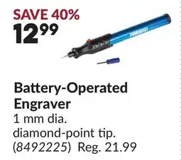 Princess Auto Battery-Operated Engraver offer