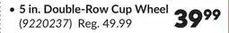 Princess Auto 5 in. Double-Row Cup Wheel offer