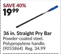 Princess Auto 36 in. Straight Pry Bar offer