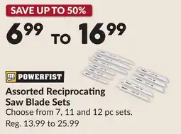 Princess Auto Assorted Reciprocating Saw Blade Sets offer