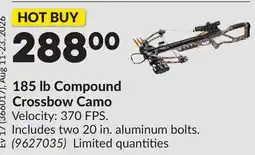 Princess Auto 185 lb Compound Crossbow Camo offer