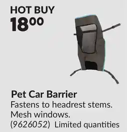 Princess Auto Pet Car Barrier offer
