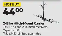 Princess Auto 2-Bike Hitch-Mount Carrier offer