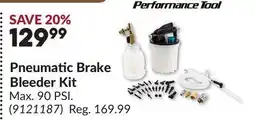 Princess Auto Pneumatic Brake Bleeder Kit offer
