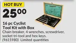 Princess Auto 16 pc Cyclist Tool Kit with Box offer