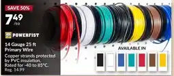 Princess Auto 14 Gauge 25 ft Primary Wire offer