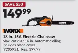 Princess Auto 18 in. 15A Electric Chainsaw offer