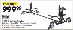 Princess Auto 2,000 lb Vehicle Rotator offer
