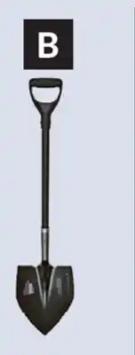Princess Auto D-Handle Serrated-Edge Shovels offer