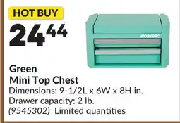 Princess Auto Green Mini Top Chest offer