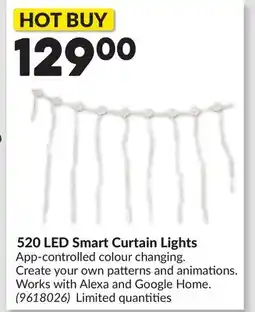 Princess Auto 520 LED Smart Curtain Lights offer