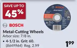 Princess Auto Metal-Cutting Wheels offer