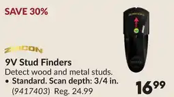 Princess Auto 9V Stud Finders offer