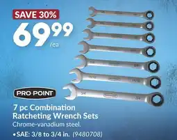 Princess Auto 7 pc Combination Ratcheting Wrench Sets offer