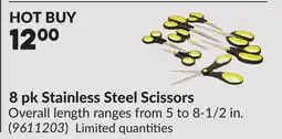 Princess Auto 8 pk Stainless Steel Scissors offer