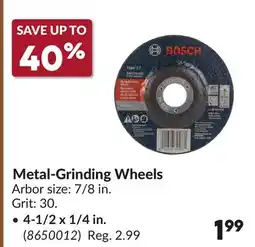 Princess Auto 4-1/2 x 1/4 in. Metal-Grinding Wheels offer