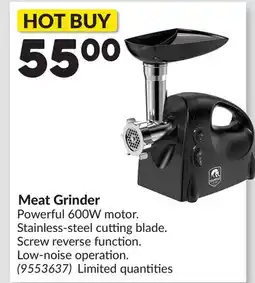 Princess Auto Meat Grinder offer