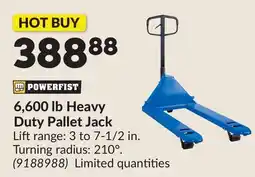 Princess Auto 6,600 lb Heavy Duty Pallet Jack offer