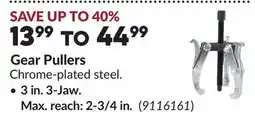 Princess Auto 3 in. 3-Jaw. Max. reach: 2-3/4 in. Gear Pullers offer
