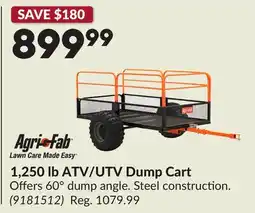 Princess Auto 1,250 lb ATV/UTV Dump Cart offer