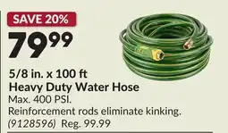 Princess Auto 5/8 in. x 100 ft Heavy Duty Water Hose offer