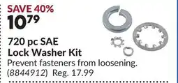 Princess Auto 720 pc SAE Lock Washer Kit offer