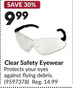 Princess Auto Clear Safety Eyewear offer