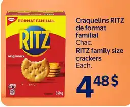 Walmart Ritz Family size crackers offer