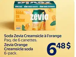 Walmart Zevia Orange Creamsicle soda offer
