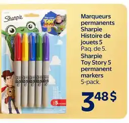 Walmart Sharpie Toy Story 5 permanent markers offer