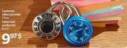 Walmart Selected padlocks offer