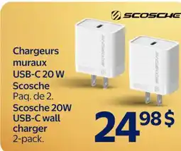 Walmart Scosche 20W USB-C wall charger offer