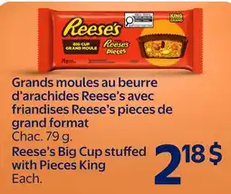 Walmart Reese's Big Cup stuffed with Pieces King offer