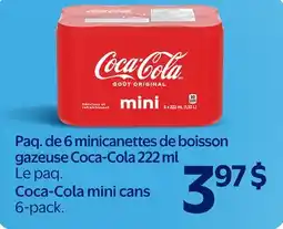 Walmart Coca-Cola mini cans Pop offer