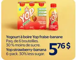 Walmart Yop strawberry-banana offer