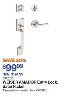 Patrick Morin AMADOR Entry Lock, Satin Nickel offer