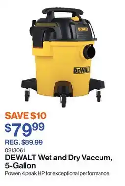 Patrick Morin Wet and Dry Vaccum, 5-Gallon offer