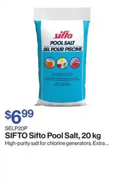 Patrick Morin Sifto Pool Salt offer